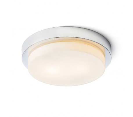 GORRA Badeværelseslampe - Mat hvid/Krom