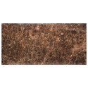 Lexington spisebord i marmor og jern 230 x 94 cm - Sort/Hvid marmor