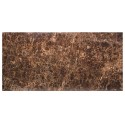 Dalton spisebord i marmor og jern 230 x 94 cm - Sort/Brun marmor