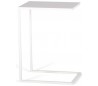 Siluet sofabord i metal 43 x 33 cm - Hvid