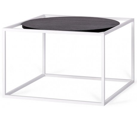 Forest sofabord i mdf og metal 60 x 60 cm - Sort