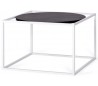 Forest sofabord i mdf og metal 60 x 60 cm - Hvid/Sort