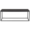 Forest sofabord i metal og MDF 110 x 45 cm - Sort/Brun