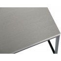 Forest sofabord i metal og MDF 110 x 45 cm - Sort/Sort