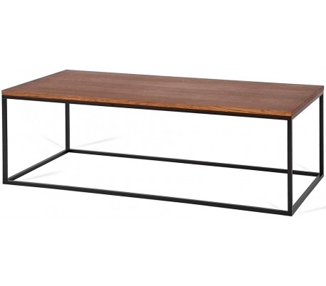 Forest sofabord i metal og MDF 120 x 60 cm - Sort/Natur