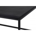 Forest sofabord i metal og MDF 120 x 60 cm - Sort/Natur
