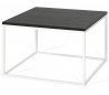 Forest sofabord i metal og MDF 60 x 60 cm - Hvid/Sort