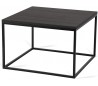 Forest sofabord i metal og MDF 60 x 60 cm - Sort/Sort