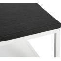 Forest sofabord i metal og MDF 40 x 40 cm - Sort/Sort