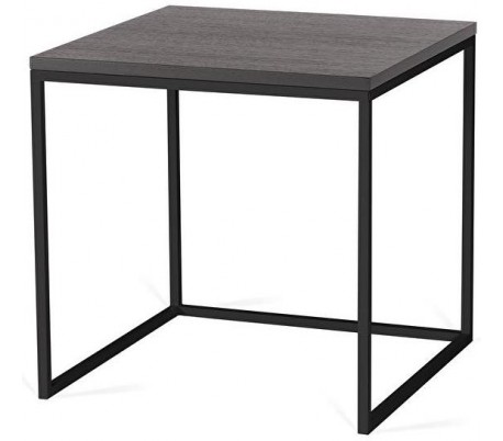 Forest sofabord i metal og MDF 50 x 50 cm - Sort/Brun