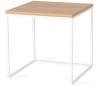 Forest sofabord i metal og MDF 50 x 50 cm - Hvid/Natur