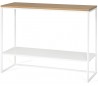 Forest konsolbord i metal og MDF 100 x 35 cm - Hvid/Natur