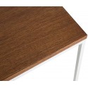 Forest konsolbord i metal og MDF 100 x 35 cm - Hvid/Natur