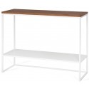 Forest konsolbord i metal og MDF 100 x 35 cm - Hvid/Natur