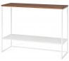Forest konsolbord i metal og MDF 100 x 35 cm - Hvid/Brun