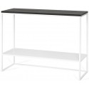Forest konsolbord i metal og MDF 100 x 35 cm - Hvid/Brun