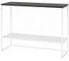 Forest konsolbord i metal og MDF 100 x 35 cm - Hvid/Sort