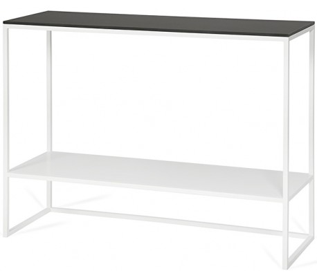 Forest sofabord i metal og HPL 120 x 60 cm - Sort/Sort