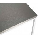 Forest konsolbord i metal og MDF 100 x 35 cm - Hvid/Sort