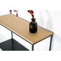 Forest konsolbord i metal og MDF 100 x 35 cm - Hvid/Natur