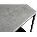 Forest konsolbord i metal og laminat 100 x 35 cm - Hvid/Betongrå