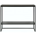 Forest konsolbord i metal og MDF 100 x 35 cm - Sort/Natur