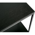 Forest konsolbord i metal og MDF 100 x 35 cm - Sort/Natur