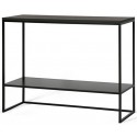 Forest konsolbord i metal og MDF 100 x 35 cm - Sort/Natur