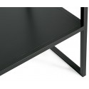 Forest konsolbord i metal og MDF 100 x 35 cm - Sort/Natur