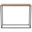 Forest konsolbord i metal og MDF 100 x 35 cm - Sort/Natur
