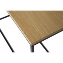 Forest konsolbord i metal og MDF 100 x 35 cm - Sort/Natur