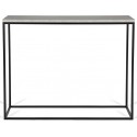 Forest konsolbord i metal og laminat 100 x 35 cm - Sort/Betongrå