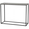 Forest konsolbord i metal og laminat 100 x 35 cm - Sort/Betongrå