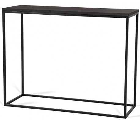 Forest konsolbord i metal og MDF 100 x 35 cm - Sort/Natur