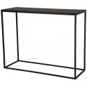 Forest konsolbord i metal og HPL 100 x 35 cm - Sort/Sort