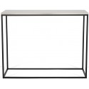 Forest konsolbord i metal og MDF 100 x 35 cm - Sort/Sort