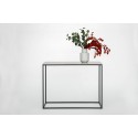 Forest konsolbord i metal og MDF 100 x 35 cm - Sort/Sort