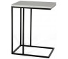 Forest sofabord i metal og laminat 35 x 45 cm - Sort/Betongrå