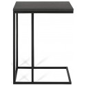 Forest sofabord i metal og mdf 35 x 45 cm - Sort/Brun