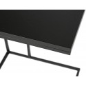 Forest sofabord i metal og mdf 35 x 45 cm - Sort/Brun