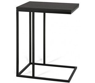 Forest sofabord i metal og mdf 35 x 45 cm - Sort/Brun