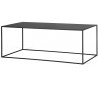 Silence sofabord i metal 110 x 55 cm - Sort
