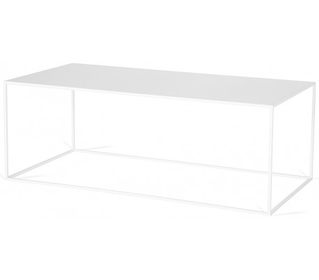 Silence sofabord i metal 110 x 55 cm - Sort