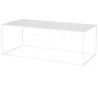 Silence sofabord i metal 110 x 55 cm - Hvid