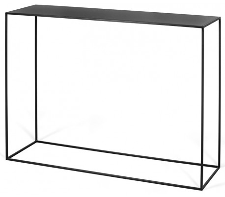 Silence sofabord i metal 110 x 55 cm - Sort