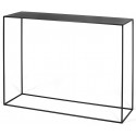 Silence sofabord i metal 110 x 55 cm - Sort