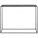 Silence sofabord i metal 110 x 55 cm - Sort