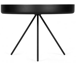 Forest sofabord i metal og MDF 50 x 50 cm - Sort/Sort 2