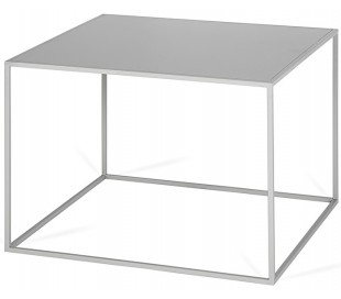 Silence sofabord i metal 110 x 55 cm - Sort