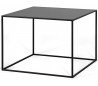 Silence sofabord i metal 55 x 55 cm - Sort